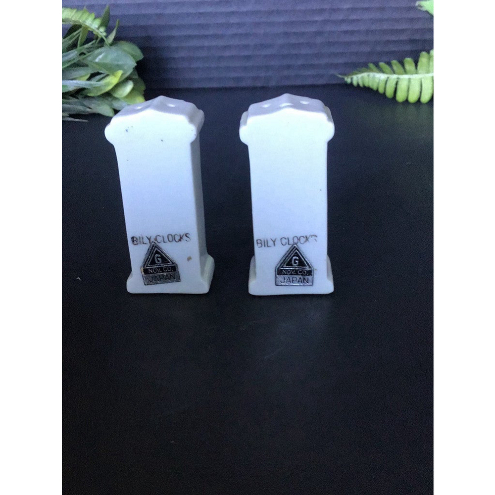 Vintage Bily Brothers Grandfather Clock Salt and Pepper Shakers - Picture 3 of 5